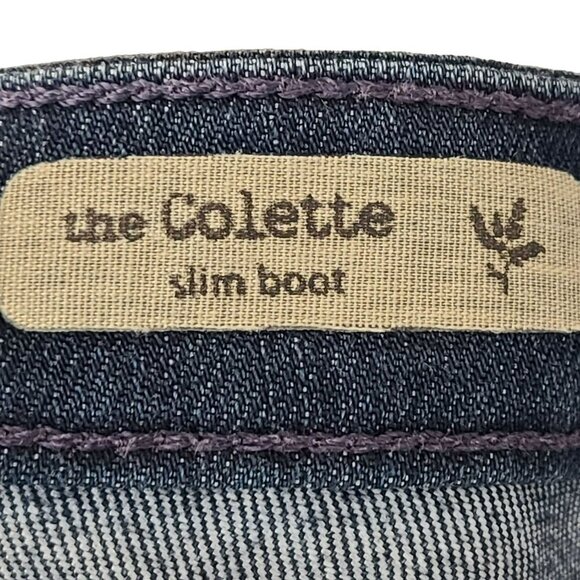 Adriano Goldschmeid the Colette Slim Boot Jeggings Blue Size 27R - Picture 10 of 11